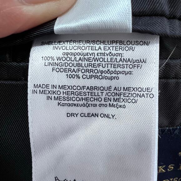 Brooks Brothers Madison Men's Pure Wool Blazer Jacket Size 46R Gold Button NWOT - Picture 9 of 15